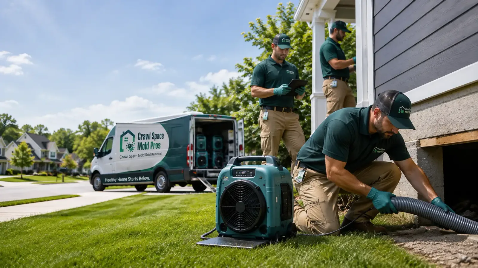 Crawl Space Mold Removal in Durant, OK